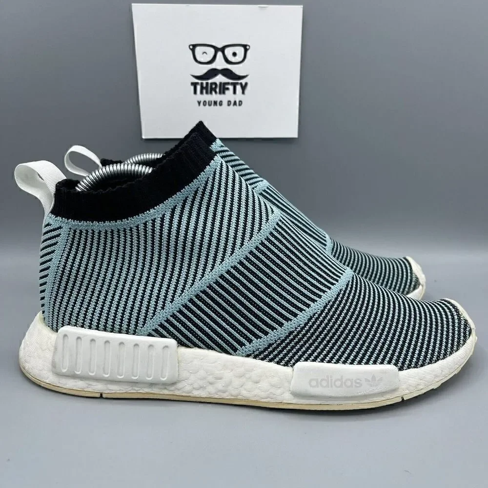 adidas NMD CS1 Primeknit x Parley Mens Size 8 Shoes Athletic Blue Spirit 2018